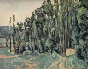 Paul Cezanne The Poplars painting